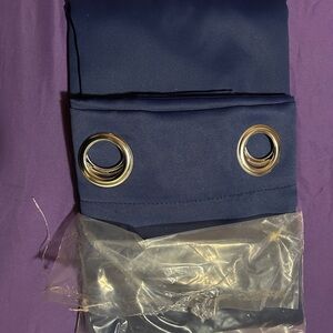 Navy Blue Curtain